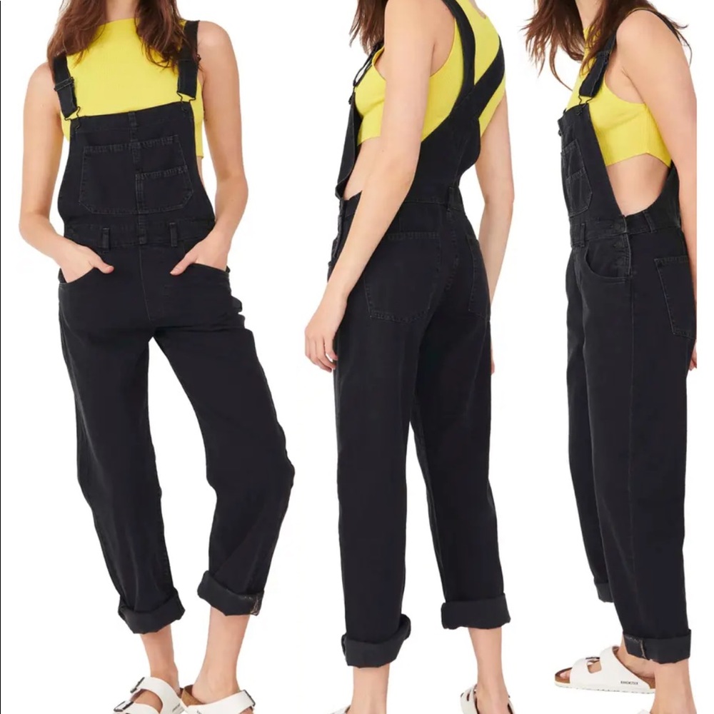 We The Free Ziggy Black Overalls